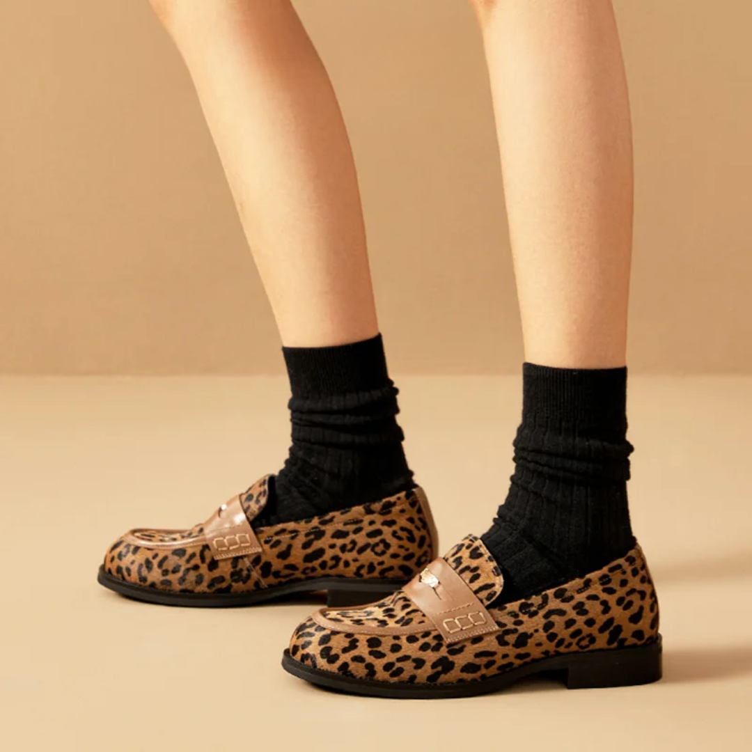 Sophie™ | Leopard Loafers