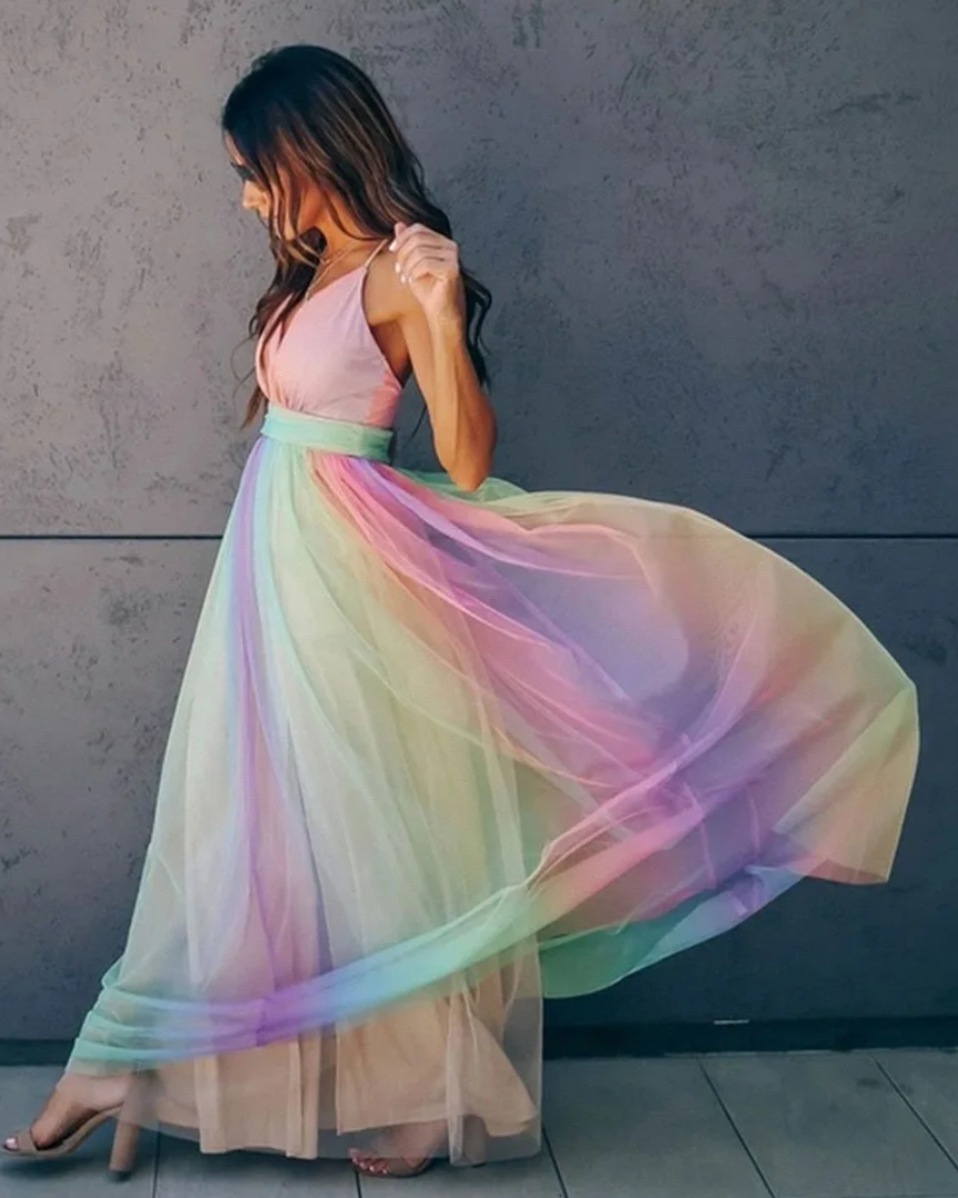 Viola™ | Enchanted Rainbow Dress